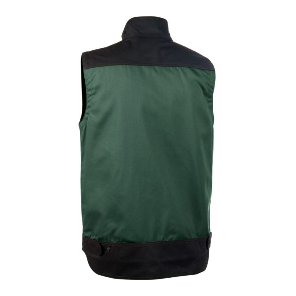 GILET DE TRAVAIL VERT NOIRE